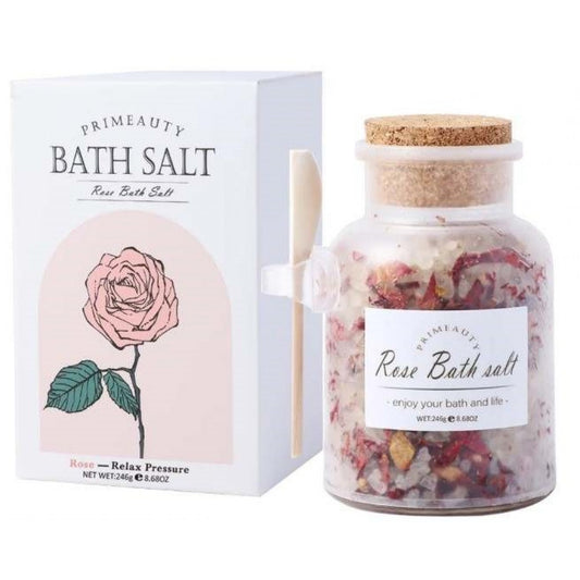 Koupelová sůl z Mrtvého moře, vůně růže