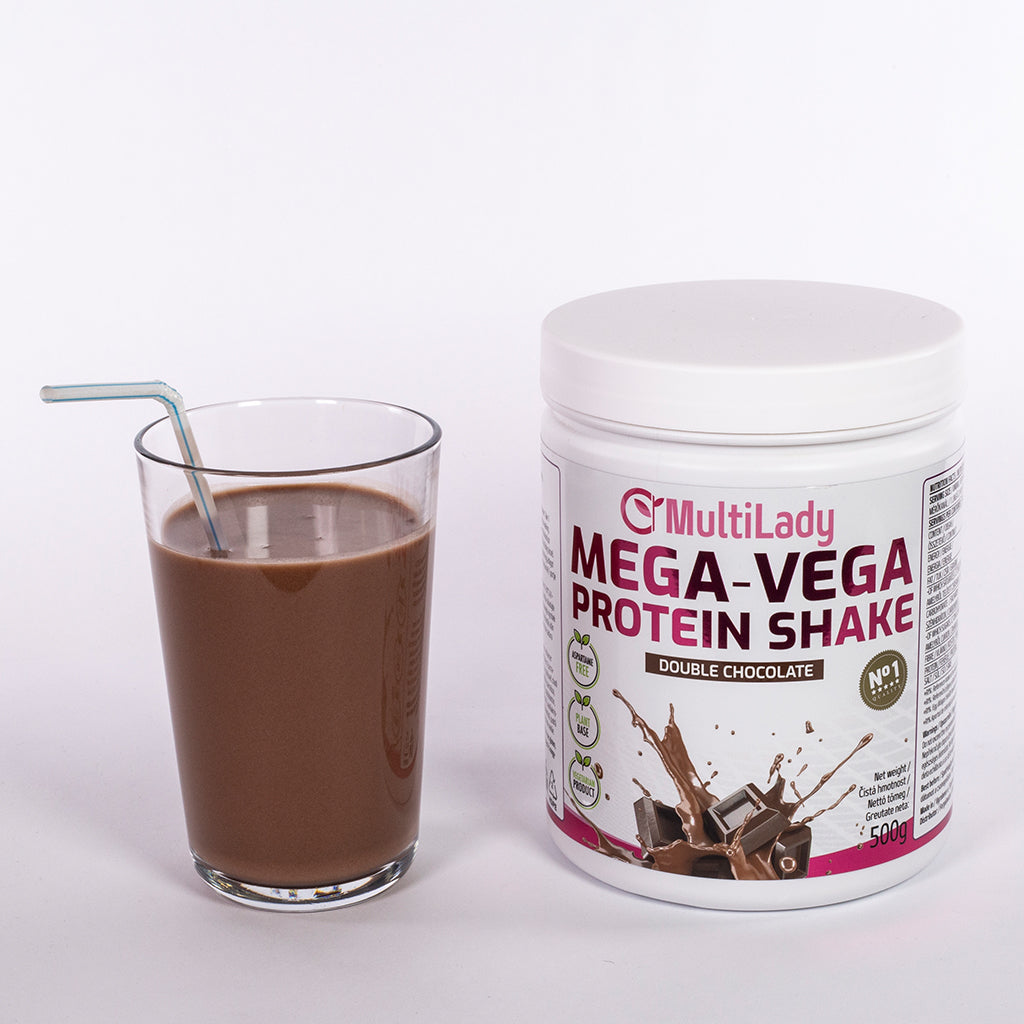 ML Mega Vega proteinový koktejl, příchuť dvojitá čokoláda