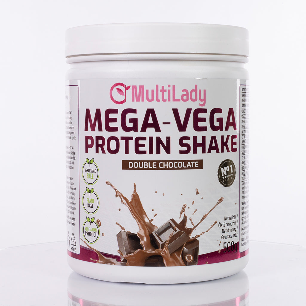 ML Mega Vega proteinový koktejl, příchuť dvojitá čokoláda