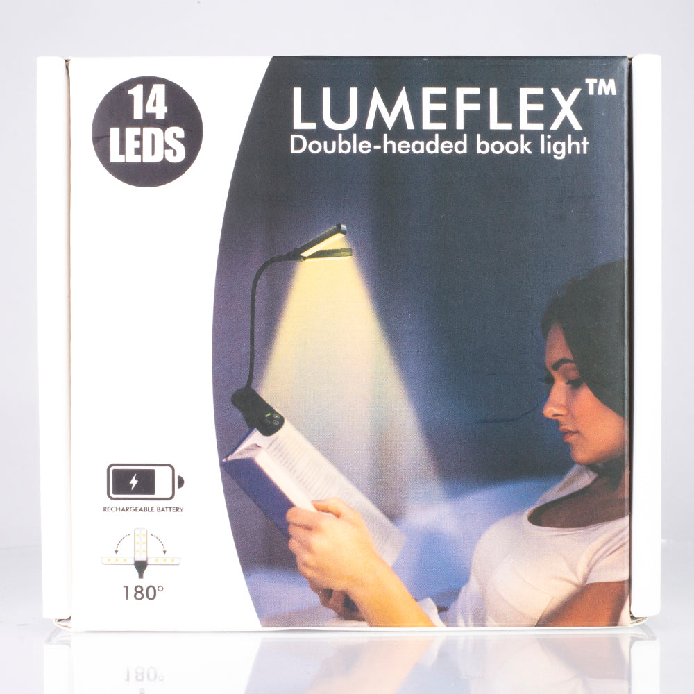 Dvouhlavá lampa na čtení Lumeflex 8 