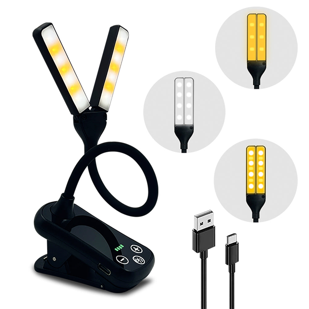 Dvouhlavá lampa na čtení Lumeflex 15 